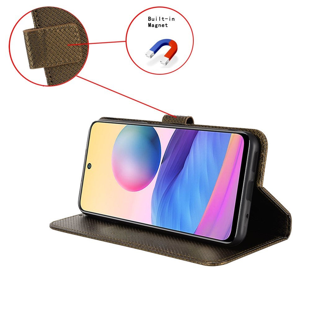 EIDERWOOD Xiaomi Redmi Note 13 Pro (5G) / Poco X6 Flippdeksel med Stropp og Tekstur - Brun
