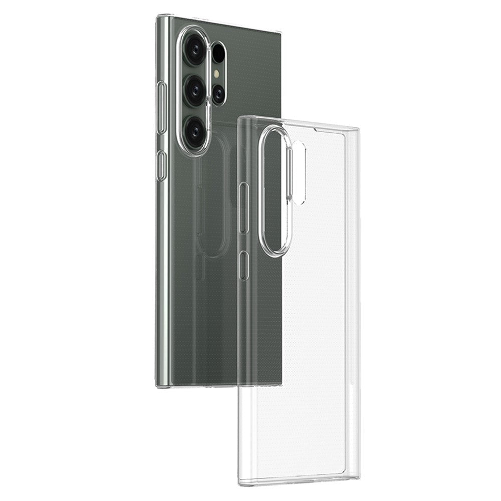 Samsung Galaxy S24 Ultra Fleksibelt TPU Plastdeksel - Gjennomsiktig