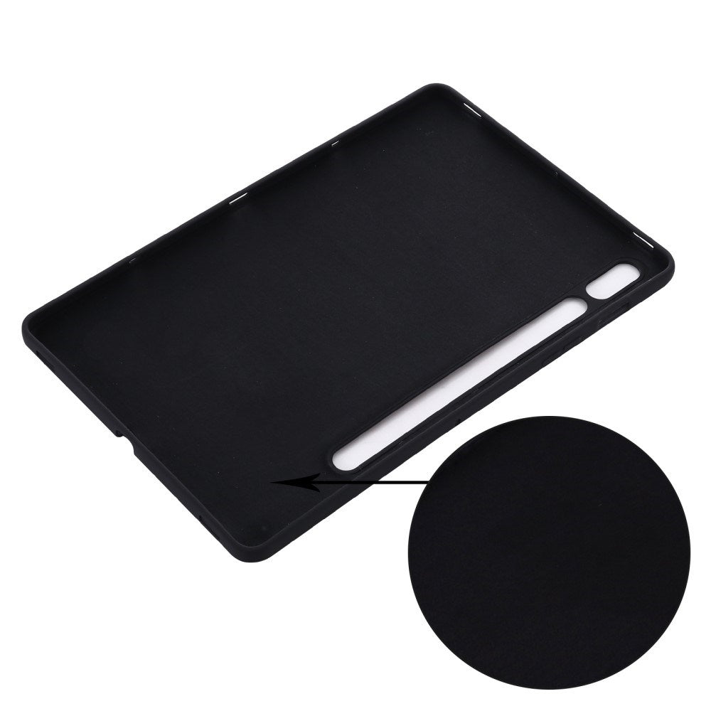 EIDERWOOD Samsung Galaxy Tab S10 FE / S9 FE Foret Silikon Deksel - Svart