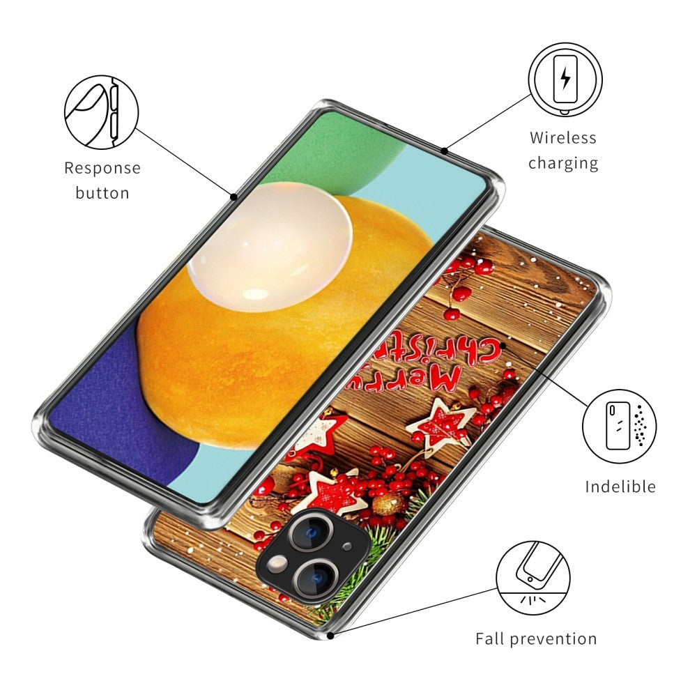 iPhone 15 TPU Plast Jul Deksel - Merry Christmas