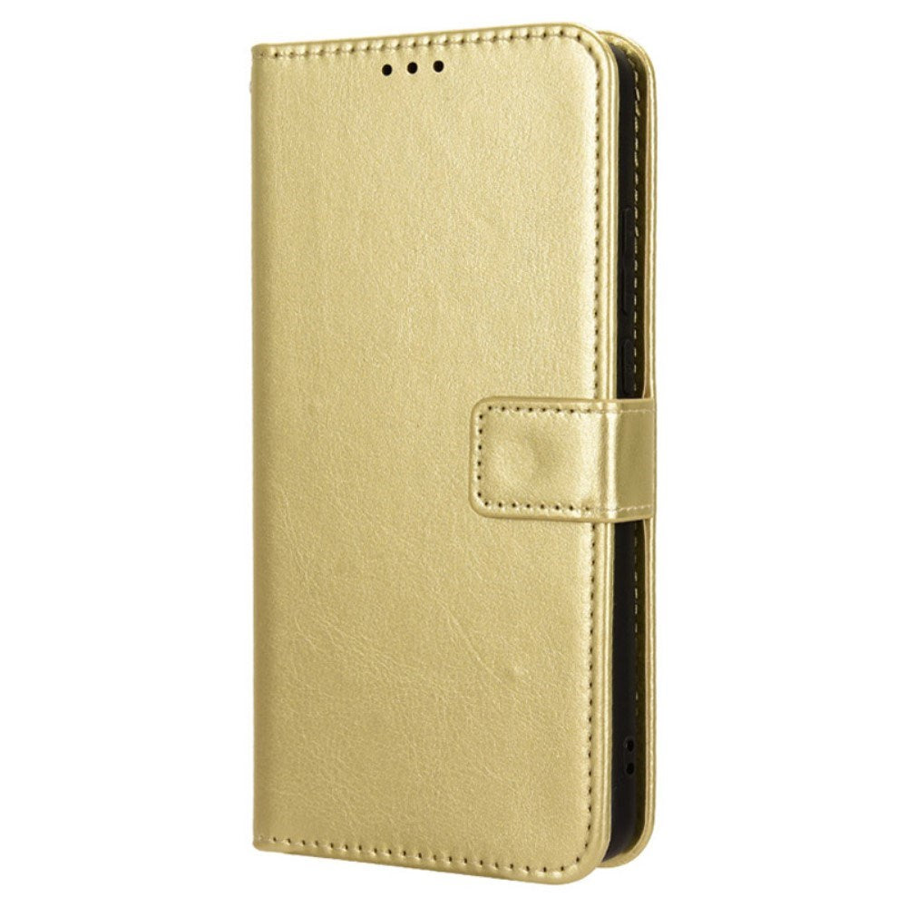EIDERWOOD OnePlus Nord N30 SE (5G) / OPPO A79 (5G) Skinn Flip-Deksel med Lommebok og Stativfunksjon - Guld