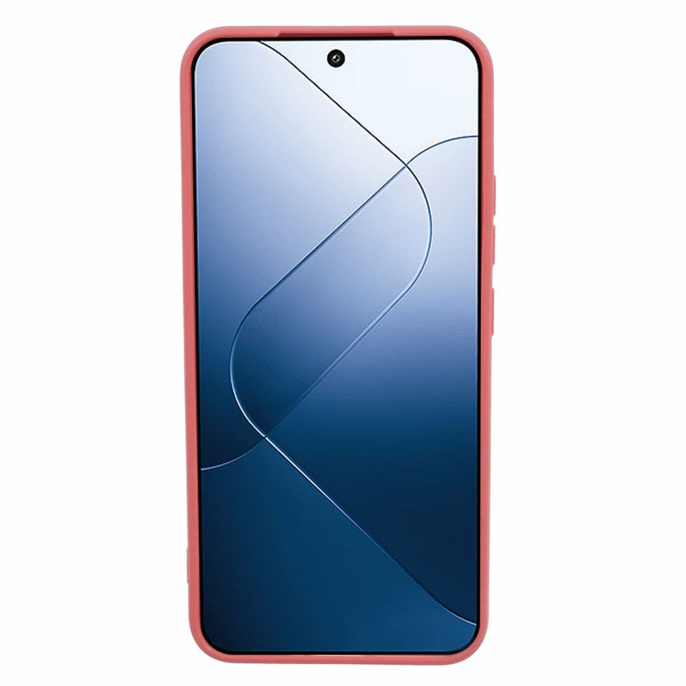 EIDERWOOD Xiaomi 14 Fleksibel TPU Plast Deksel - Rød
