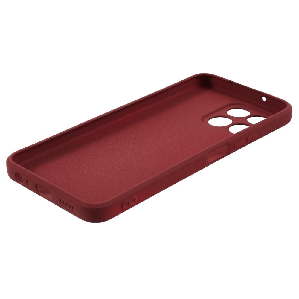 EIDERWOOD Honor X8 (5G) Matt Fleksibelt Plast Deksel - Rød
