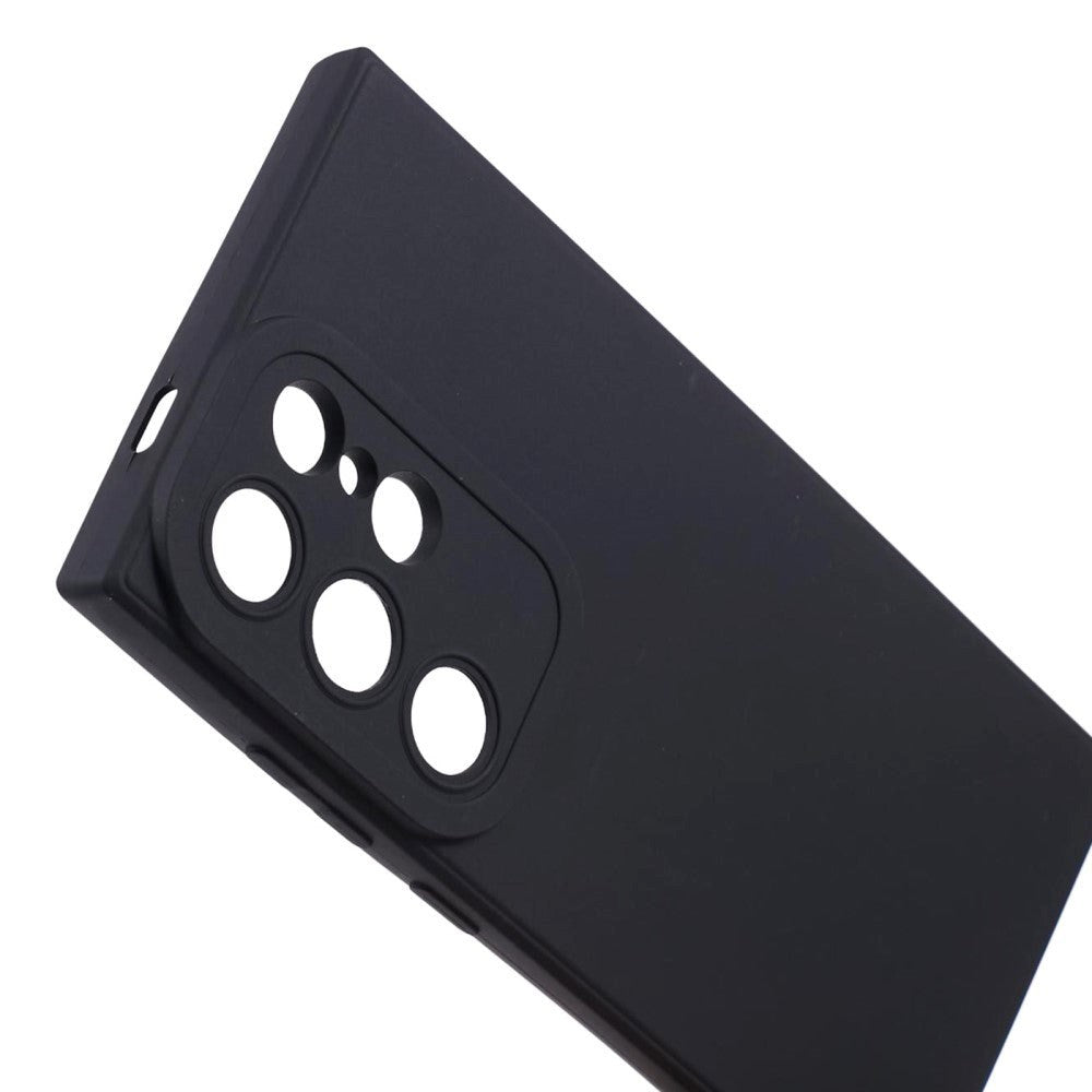 Samsung Galaxy S24 Ultra Matt Fleksibelt Plast Deksel - Svart