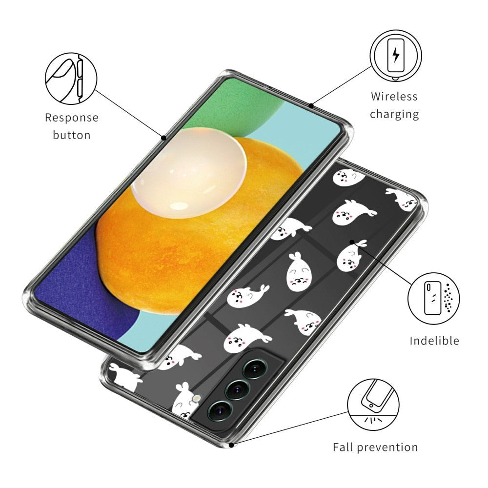 Samsung Galaxy S24 Plast Gjennomsiktig Deksel m. Motiv - Seler