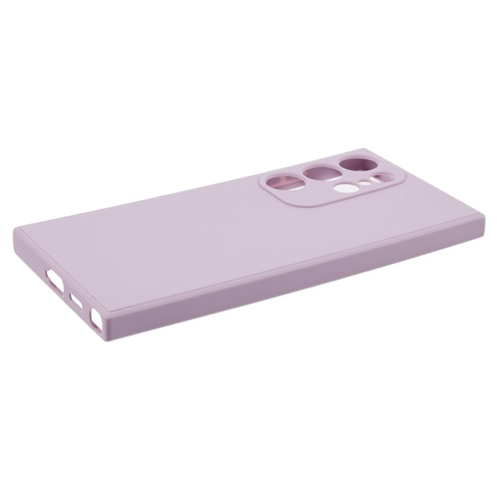 Samsung Galaxy S24 Ultra Fleksibel TPU Plast Deksel - Lilla