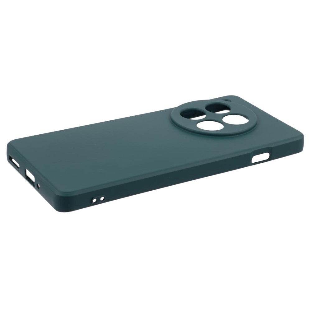 OnePlus 12 Fleksibelt Plast Deksel - Mørk Grønn