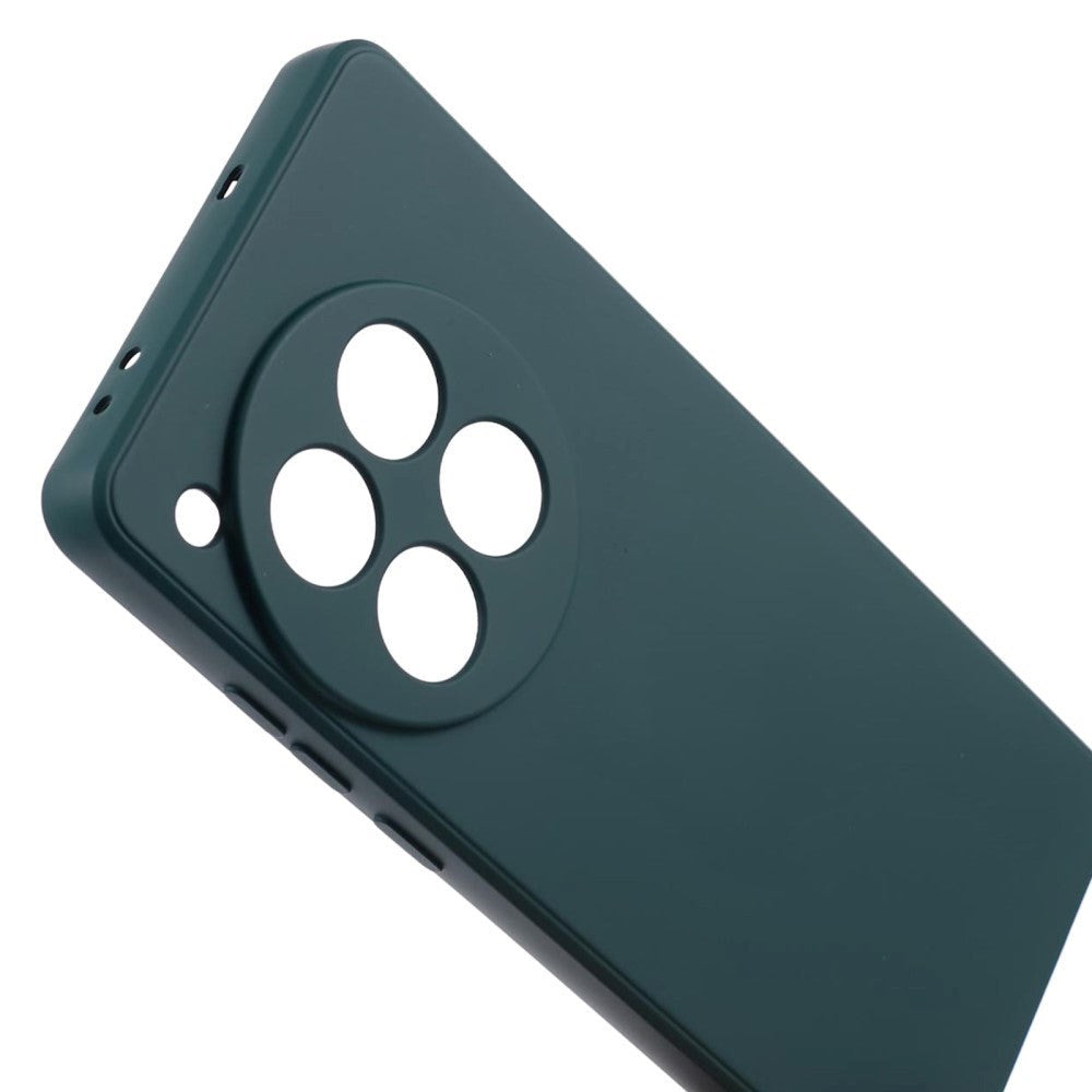 OnePlus 12 Fleksibelt Plast Deksel - Mørk Grønn