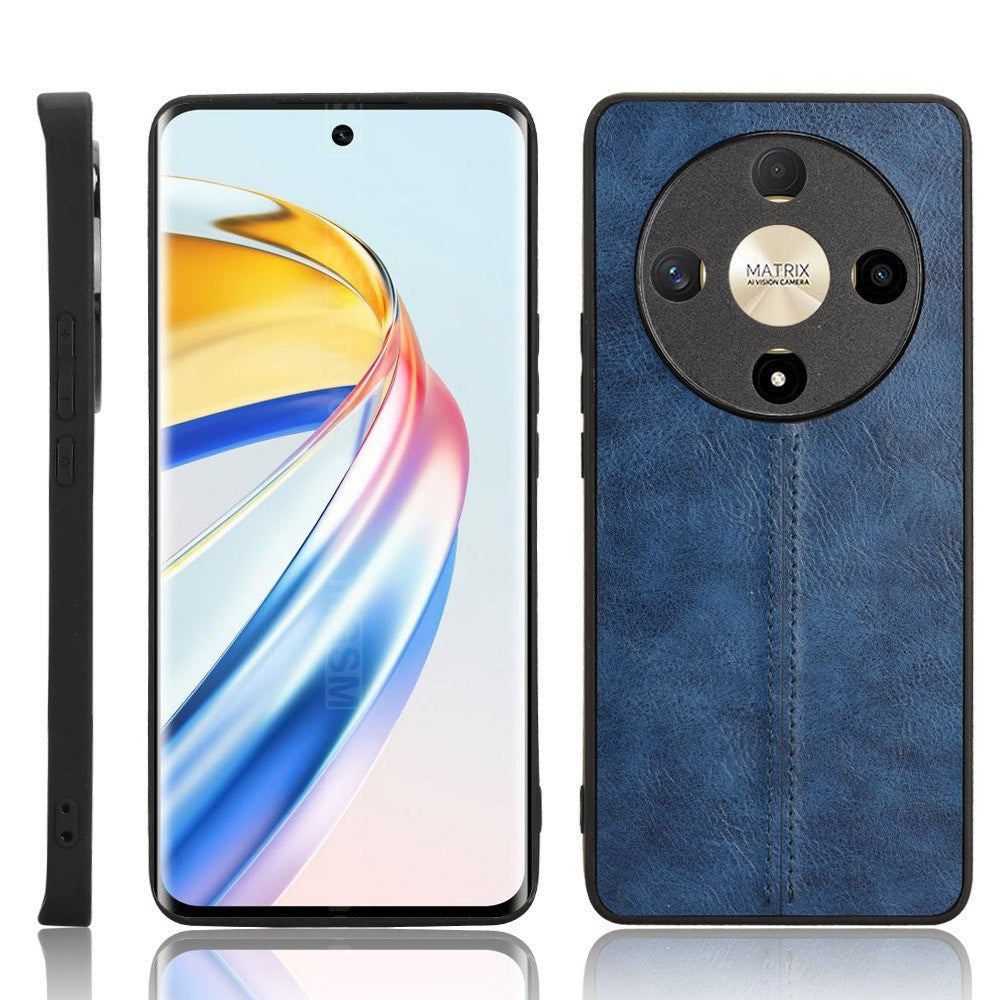 EIDERWOOD Honor Magic6 Lite (5G) Kunstskinn Bak Deksel - Blå