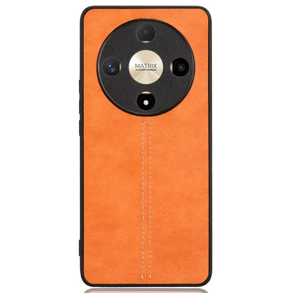 EIDERWOOD Honor Magic6 Lite (5G) Kunstskinn Bak Deksel - Oransje