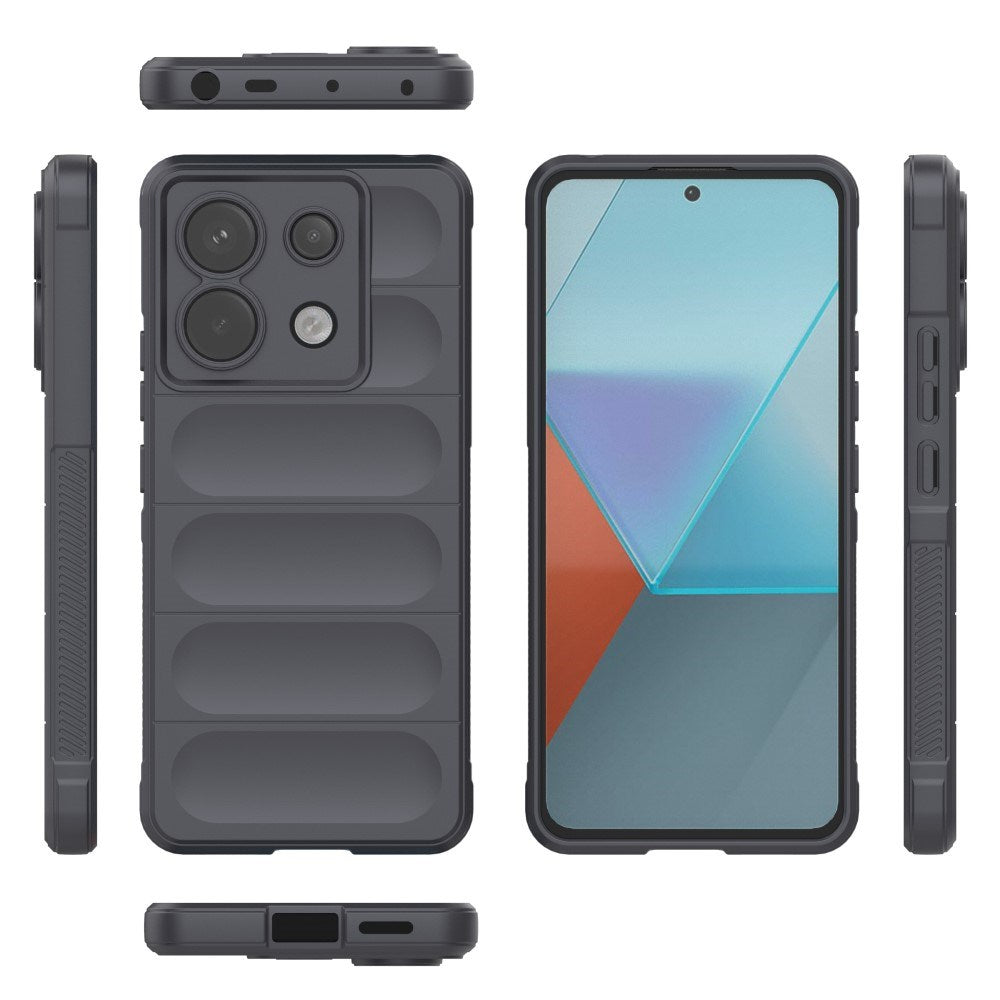 EIDERWOOD Xiaomi Redmi Note 13 Pro (5G) Fleksibelt Plastdeksel - Mørk Grå
