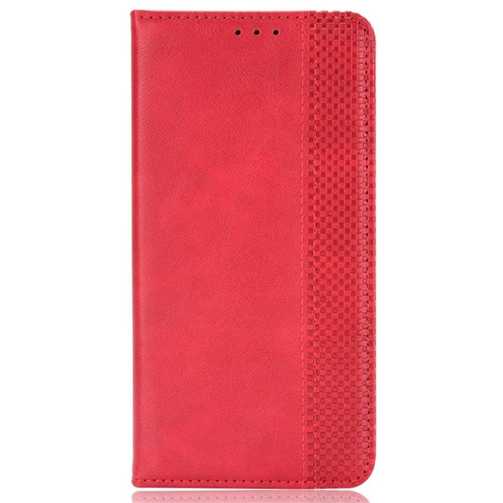 EIDERWOOD Honor Magic6 Pro (5G) Magnetisk Kunstskinn Flip Deksel - Rød