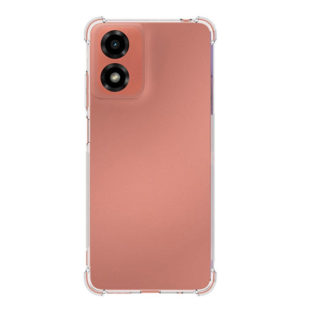 EIDERWOOD Motorola Moto E14 (4G) / G04 (4G) / G04s (4G) / G24 (4G) Fleksibelt Plast Bak Deksel - Gjennomsiktig