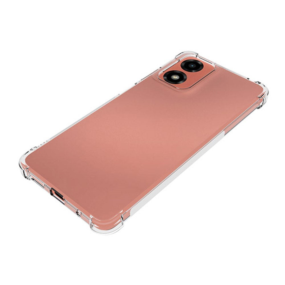 EIDERWOOD Motorola Moto E14 (4G) / G04 (4G) / G04s (4G) / G24 (4G) Fleksibelt Plast Bak Deksel - Gjennomsiktig