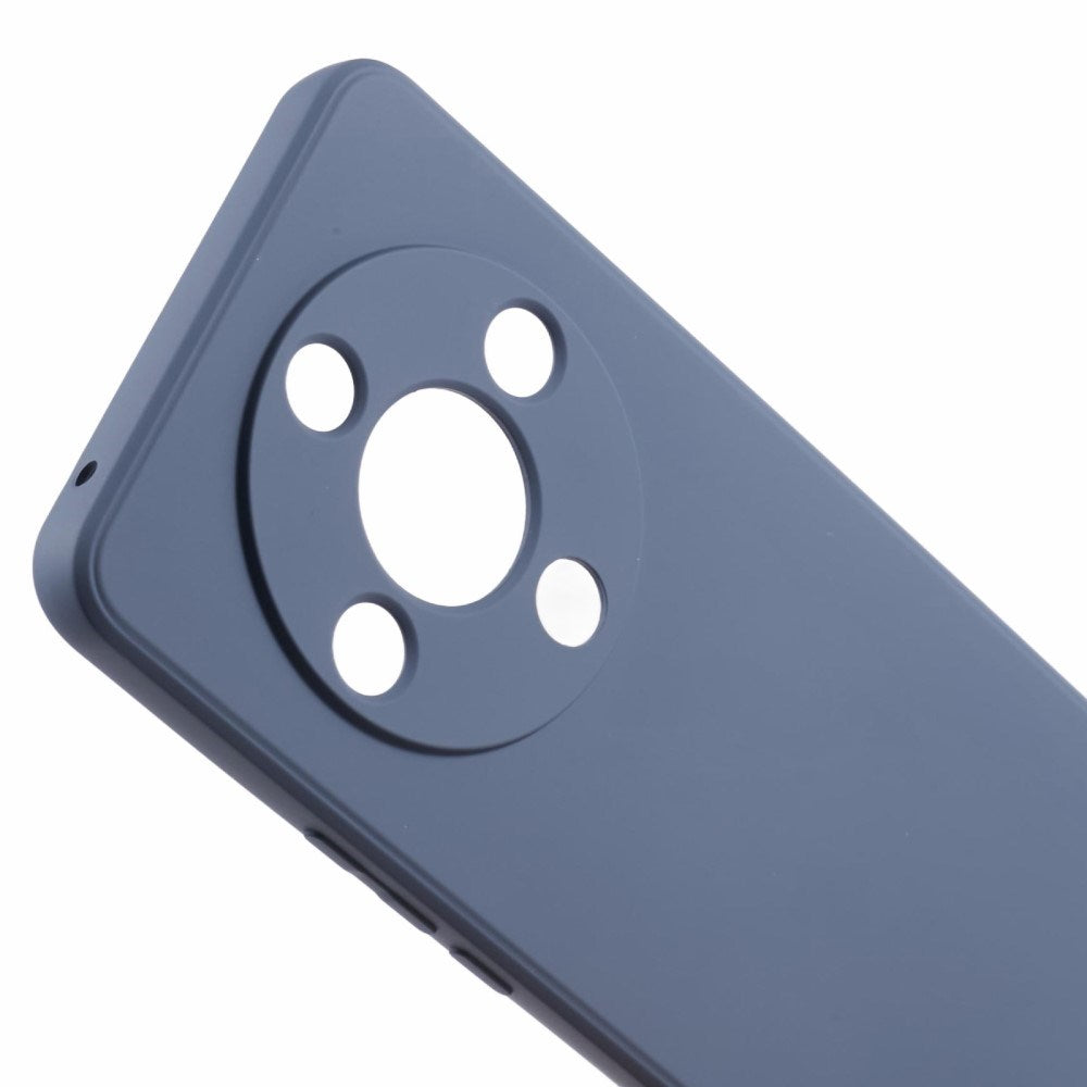 EIDERWOOD Honor Magic6 Lite 5G Deksel – Fleksibelt Plast Deksel med Fiberfôr og Presis Kamerautskjæring - Blå