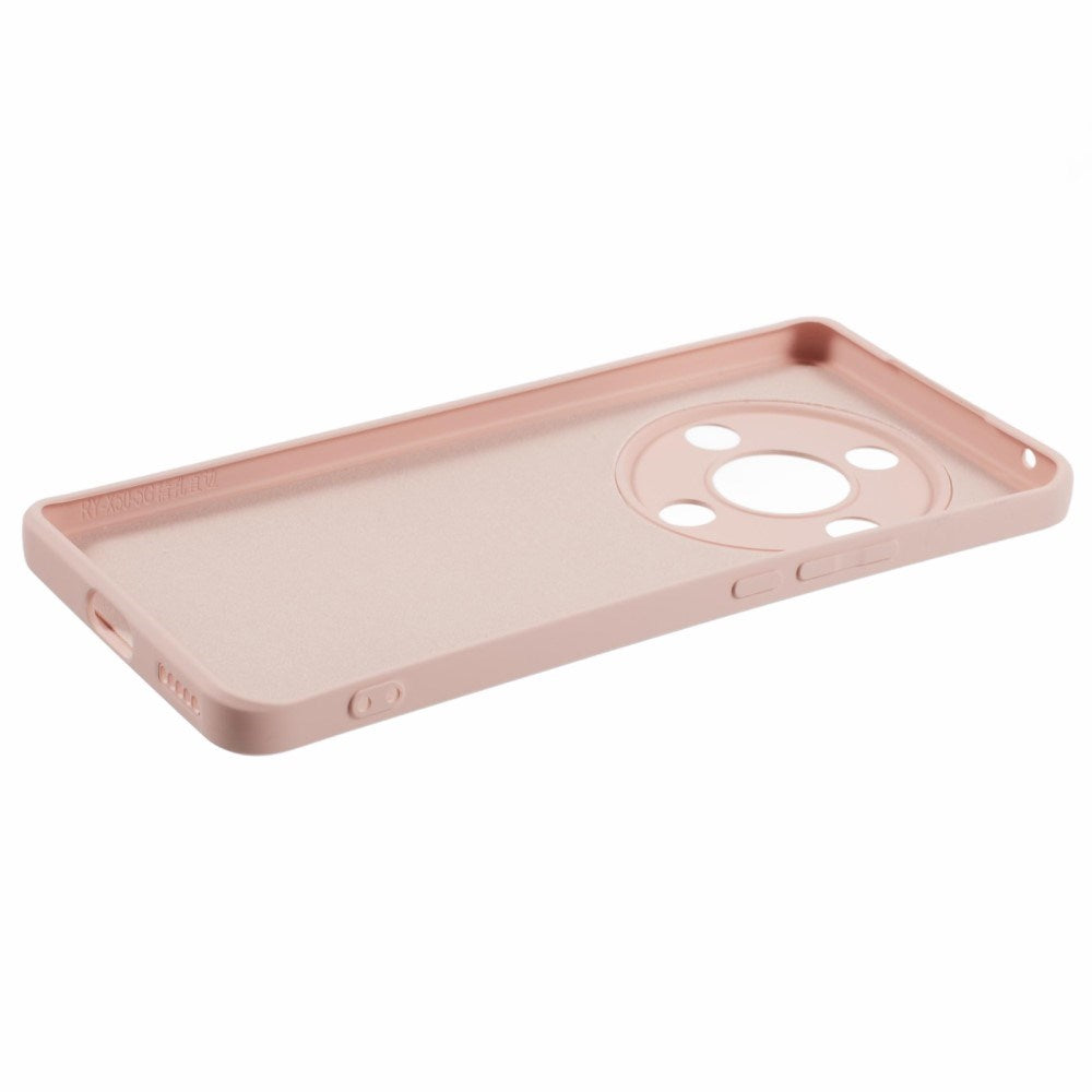 EIDERWOOD Honor Magic6 Lite 5G Deksel – Fleksibelt Plast Deksel med Fiberfôr og Presis Kamerautskjæring - Pink