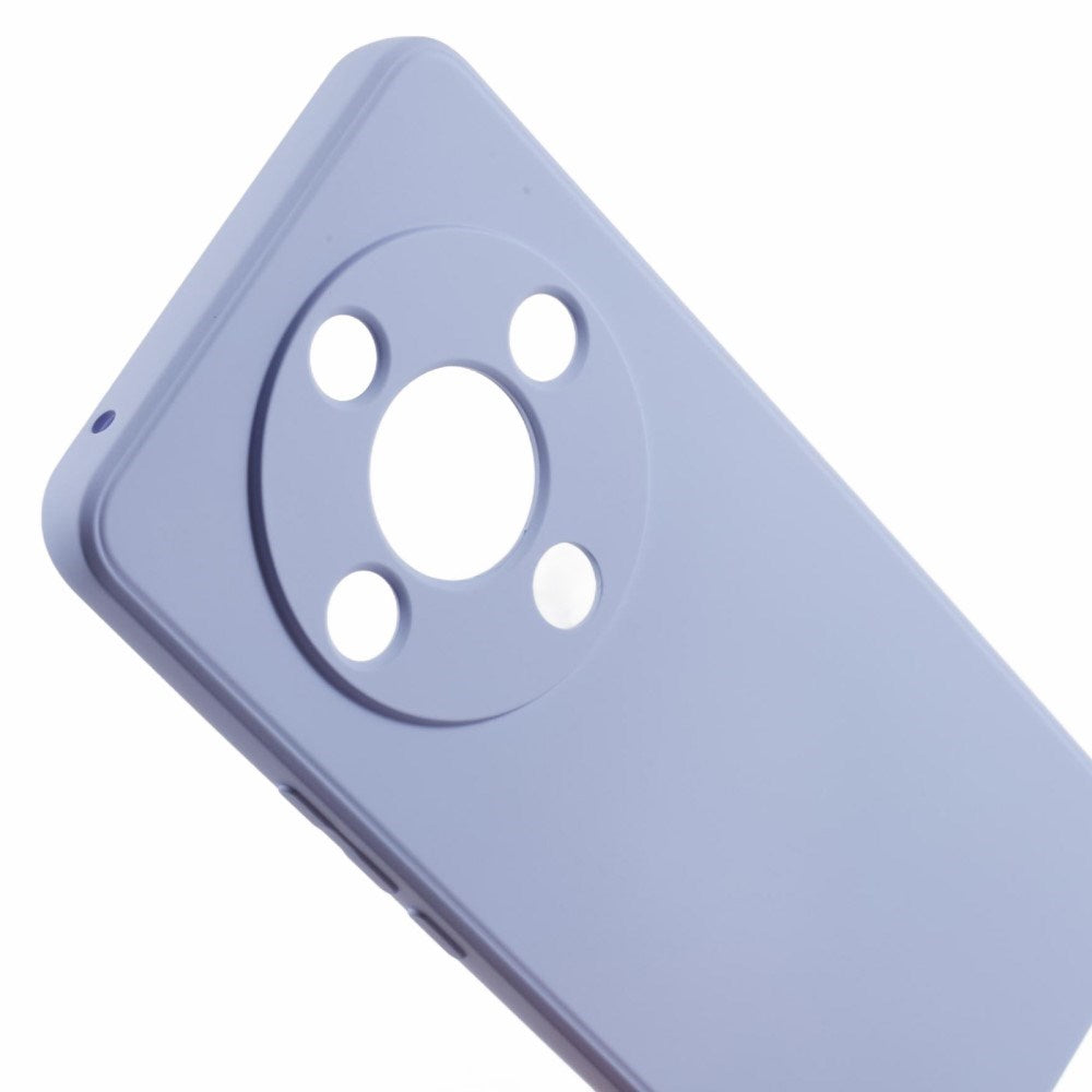 EIDERWOOD Honor Magic6 Lite 5G Deksel – Fleksibelt Plast Deksel med Fiberfôr og Presis Kamerautskjæring - Lyseblå