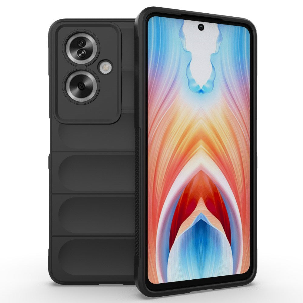 EIDERWOOD OPPO A79 (5G) / A2 (5G) Fleksibelt Plastdeksel - Svart