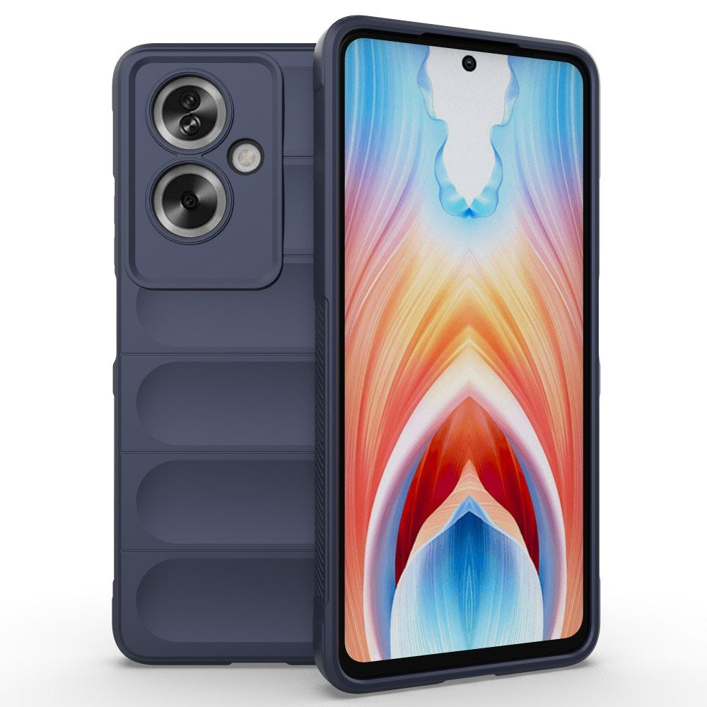 EIDERWOOD OPPO A79 (5G) / A2 (5G) Fleksibelt Plastdeksel - Mørk Blå