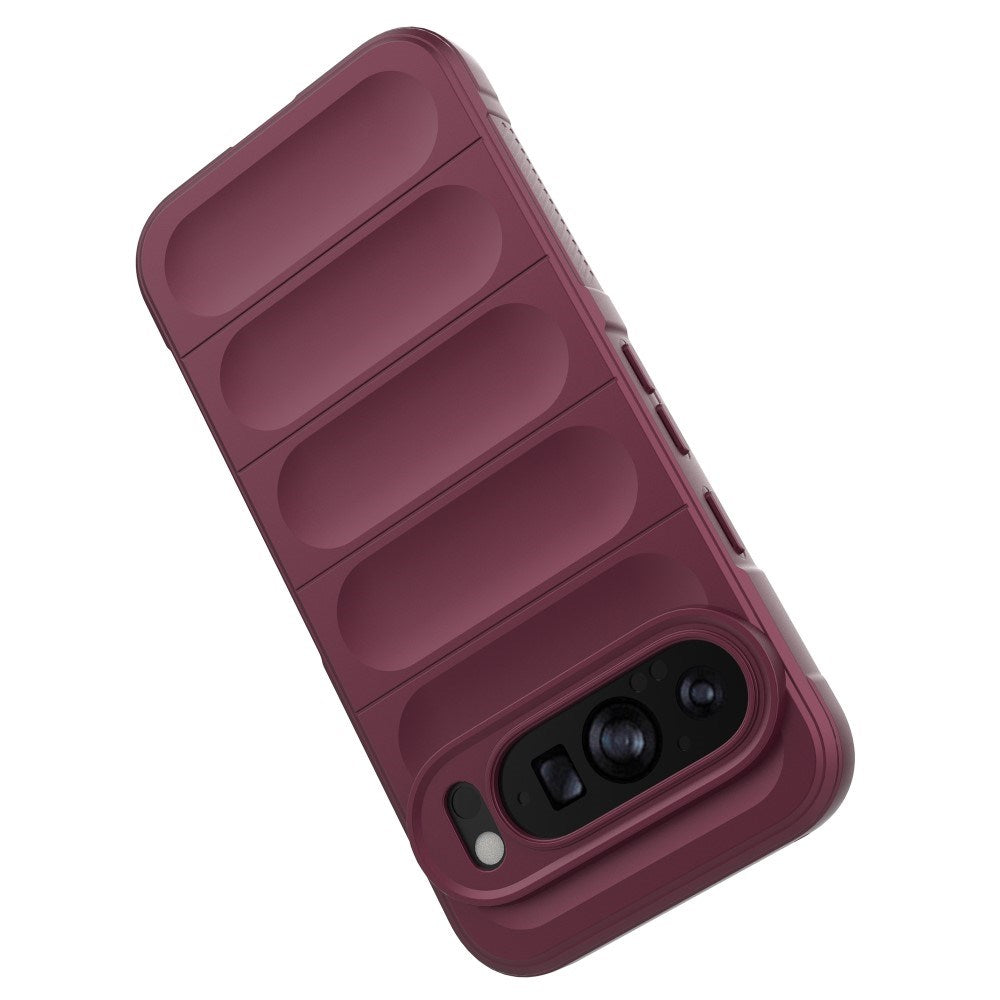 EIDERWOOD Google Pixel 9 Pro Fleksibelt Plastdeksel - Vinrød