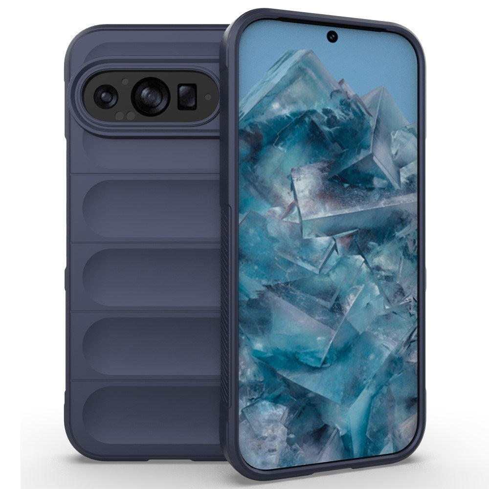 EIDERWOOD Google Pixel 9 Pro Fleksibelt Plastdeksel - Mørk Blå