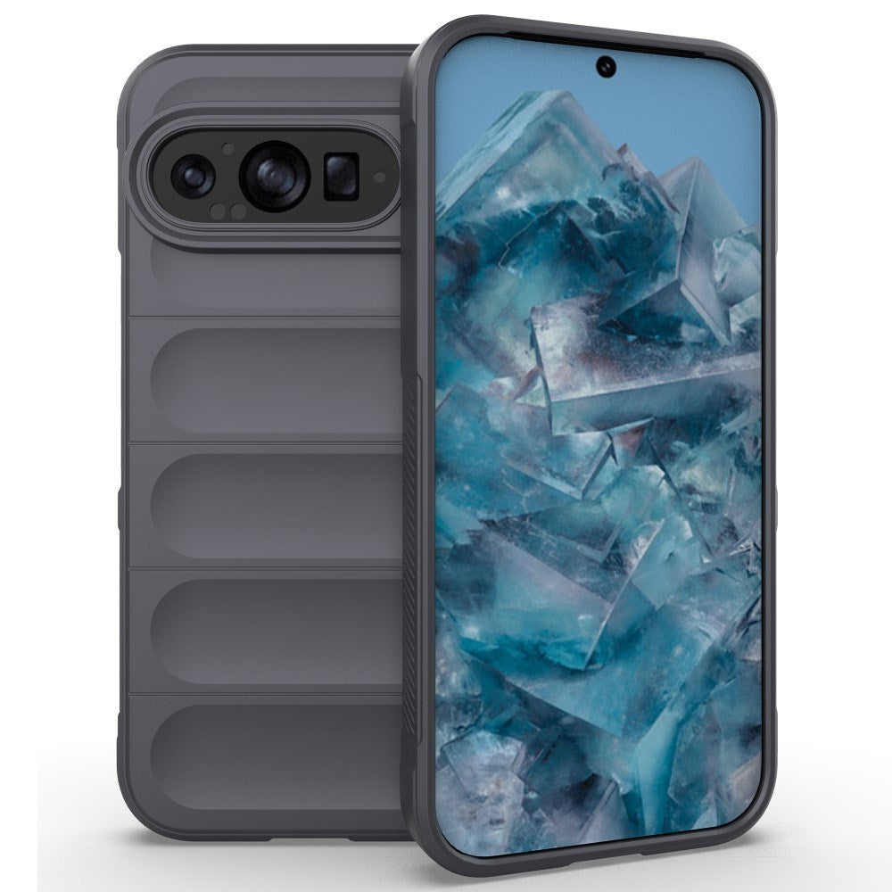 EIDERWOOD Google Pixel 9 Pro Fleksibelt Plastdeksel - Mørk Grå