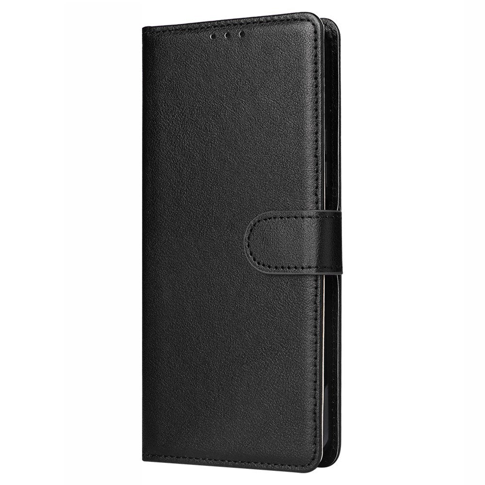EIDERWOOD iPhone 14 Pro Max Kunstskinn Flip Deksel m. Stropp - Svart