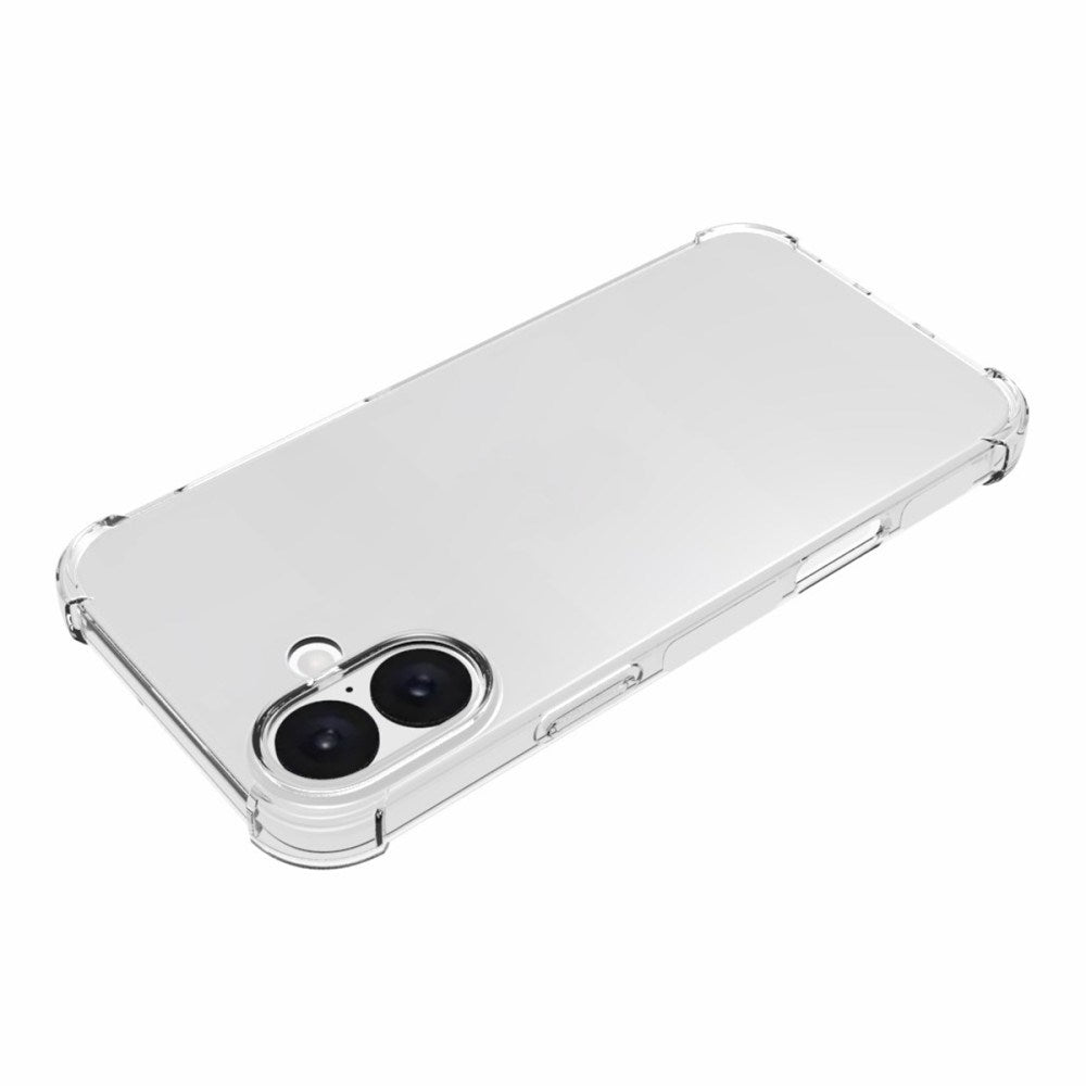 EIDERWOOD iPhone 16 Plus Fleksibelt Plastdeksel med Sterke Hjørner - Gjennomsiktig