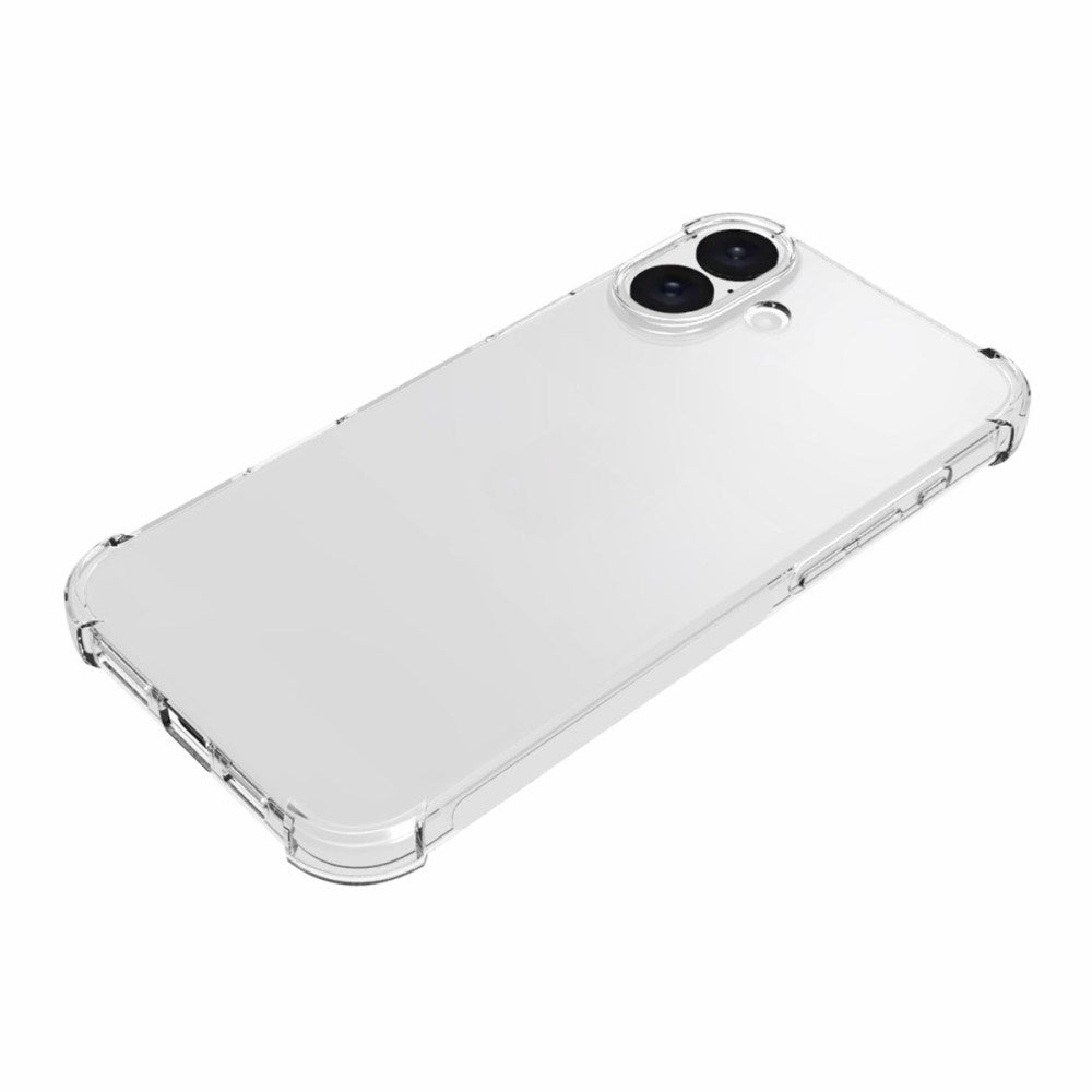 EIDERWOOD iPhone 16 Plus Fleksibelt Plastdeksel med Sterke Hjørner - Gjennomsiktig