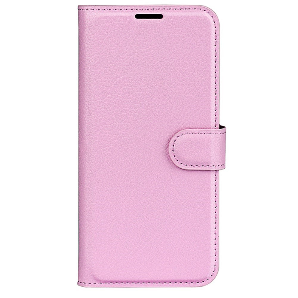 EIDERWOOD Huawei Pura 70 Kunstskinn Flip Deksel m. Kortholder & Ståfunksjon - Rosa