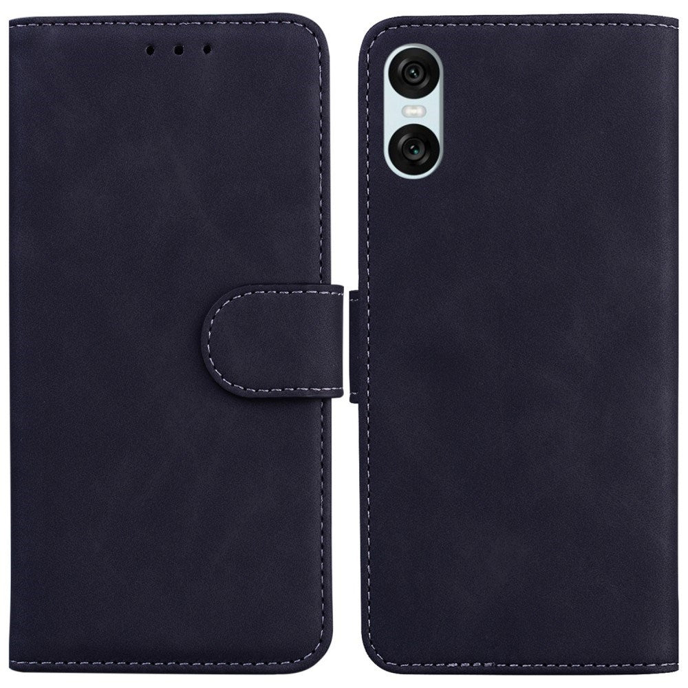 EIDERWOOD Sony Xperia 5 VI Skinn Deksel m. Lommebok - Svart