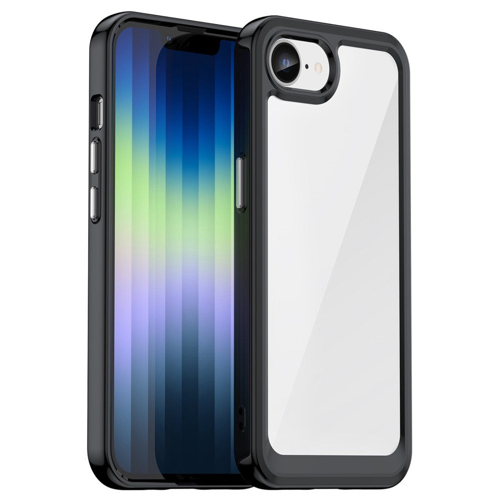 EIDERWOOD iPhone 17e / 16e Hybrid Plast Deksel - Gjennomsiktig / Svart Kant