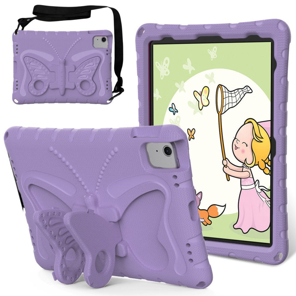 EIDERWOOD iPad Air 11" (2026 / 2025 / 2024) Butterfly Kickstand Barnedeksel - Lilla