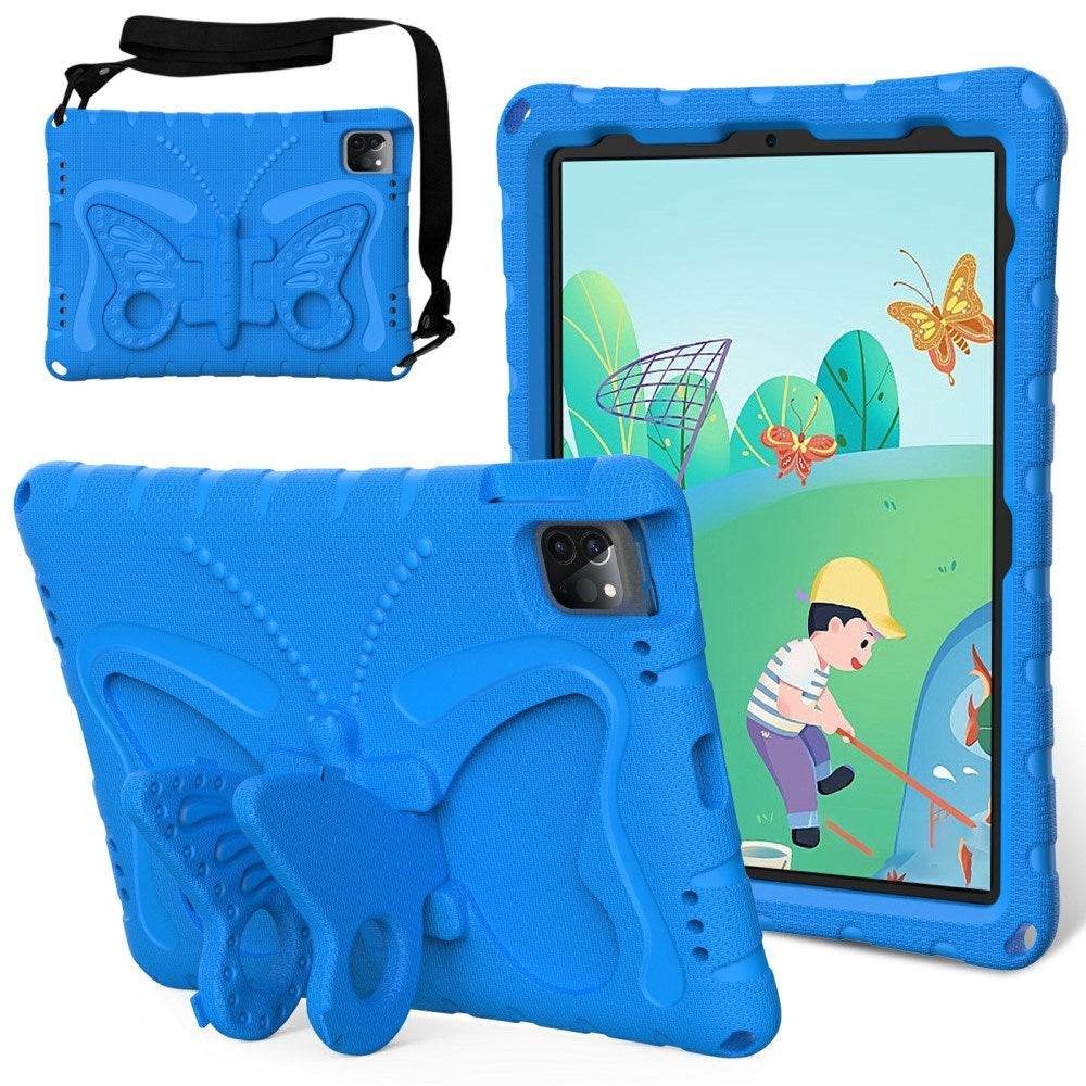 EIDERWOOD iPad Air 13" (2026 / 2025 / 2024) / Pro 13" (2025 / 2024) / Pro 12.9" (2022-2018) Butterfly Kickstand Barnedeksel - Blå