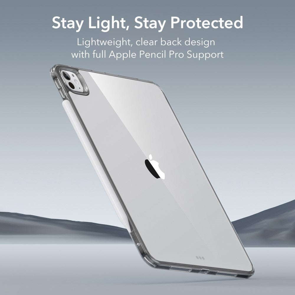 iPad Pro 13" (2025 / 2024) ESR Hybrid Deksel - Gjennomsiktig / Svart