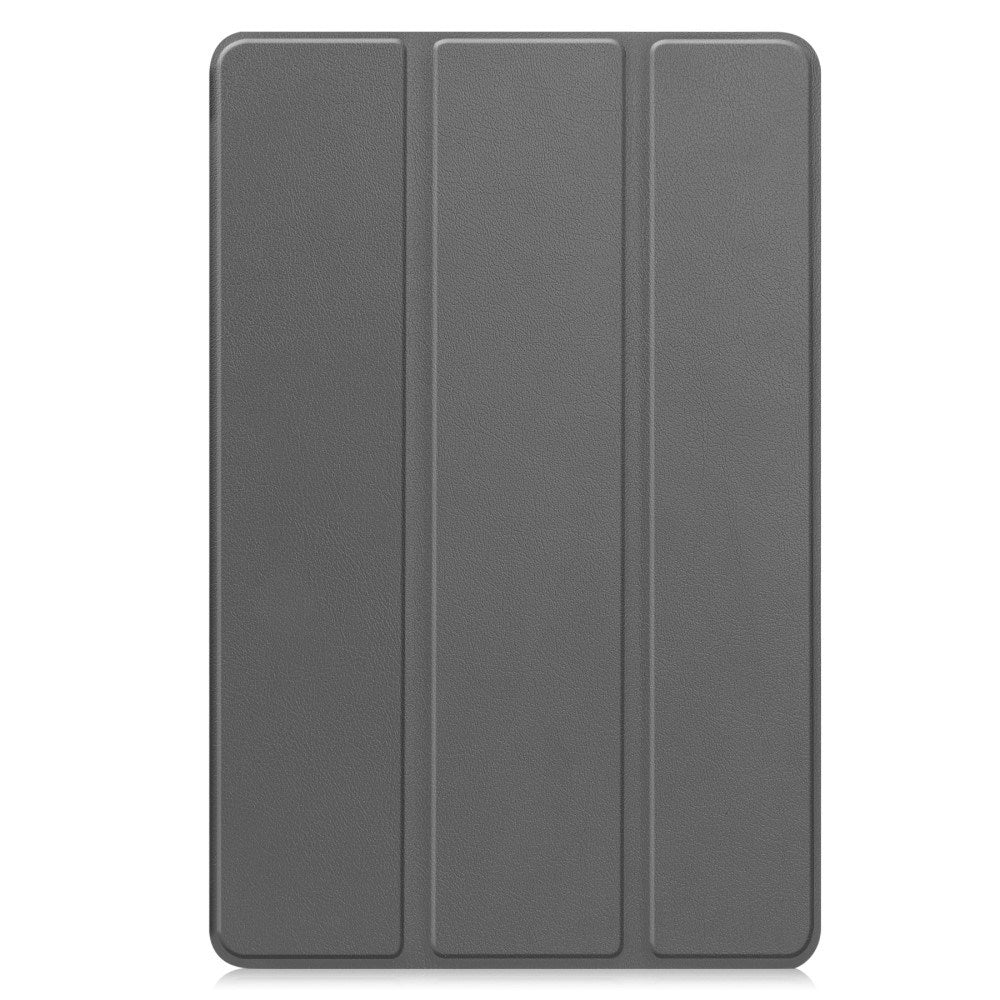 EIDERWOOD Samsung Galaxy Tab S10 FE+ (Plus) Kunstskinn Flip Deksel m. Stativfunksjon & Pencil Holder - Grå