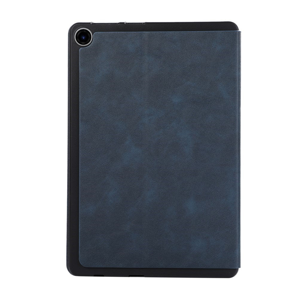 EIDERWOOD Lenovo Tab 10.1" Kunstskinn Flip Deksel med Stativ - Mørk Blå