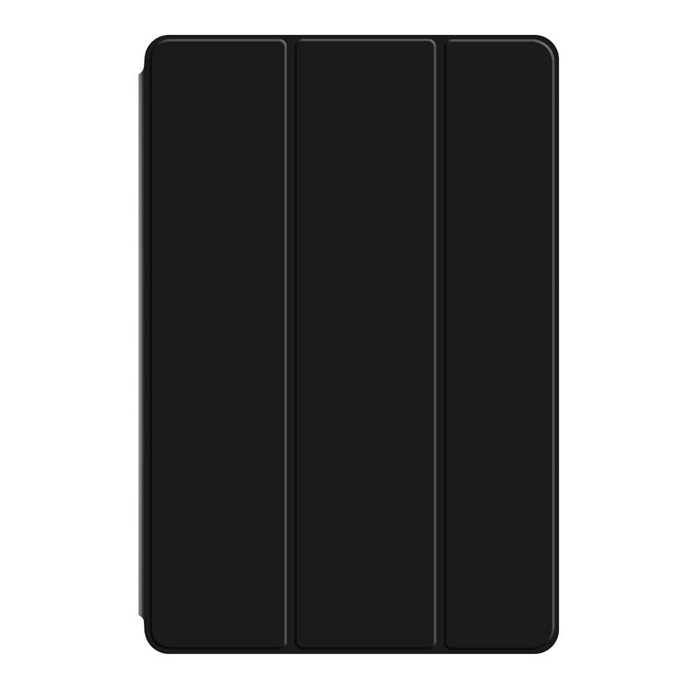 EIDERWOOD Lenovo Tab 10,1" Tri-Fold Flip-Deksel i Kunstskinn – Svart