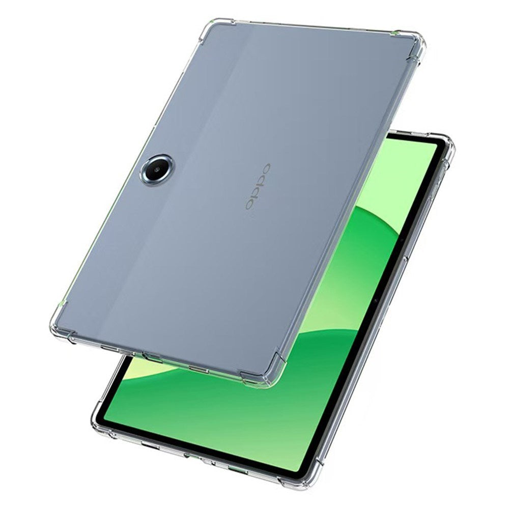 EIDERWOOD OnePlus Pad Lite Fleksibelt Plast Deksel m. Støtabsorberende Hjørner - Gjennomsiktig