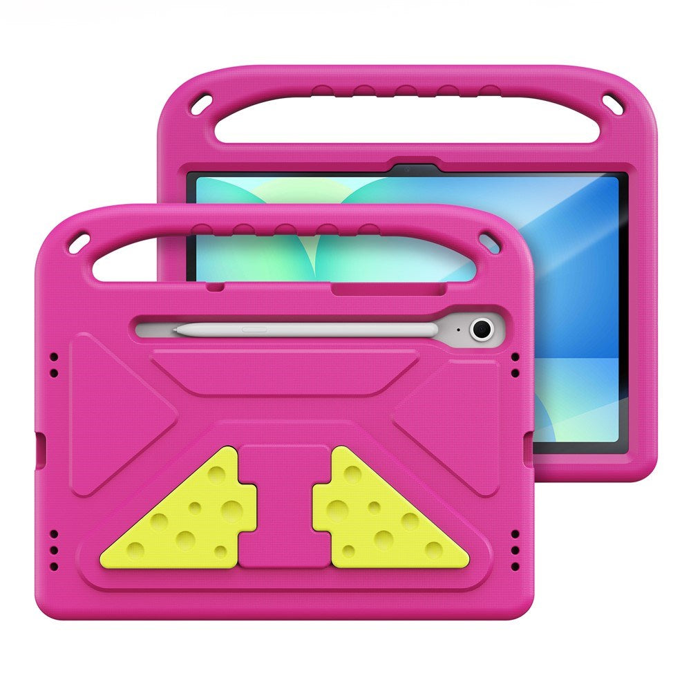 DUX DUCIS Samsung Galaxy Tab S10 Lite / S10 FE / S9 FE / S9 / S8 / S7 Barnedeksel med Stativfunksjon & Styluspennholder - Rosa