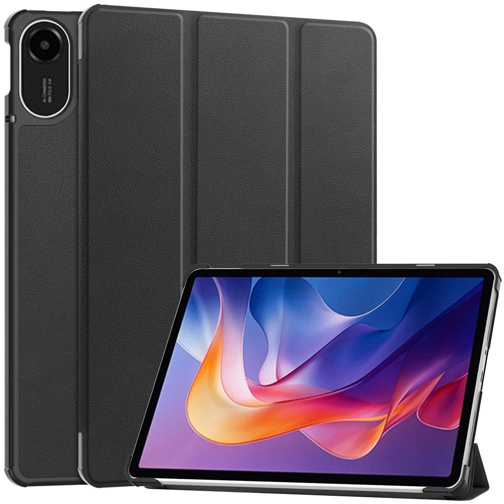 Xiaomi Redmi Pad 2 EIDERWOOD Kunstskinn Flipp Deksel - Svart