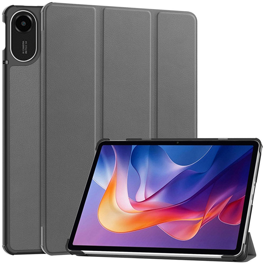 Xiaomi Redmi Pad 2 EIDERWOOD Kunstskinn Flipp Deksel - Grå