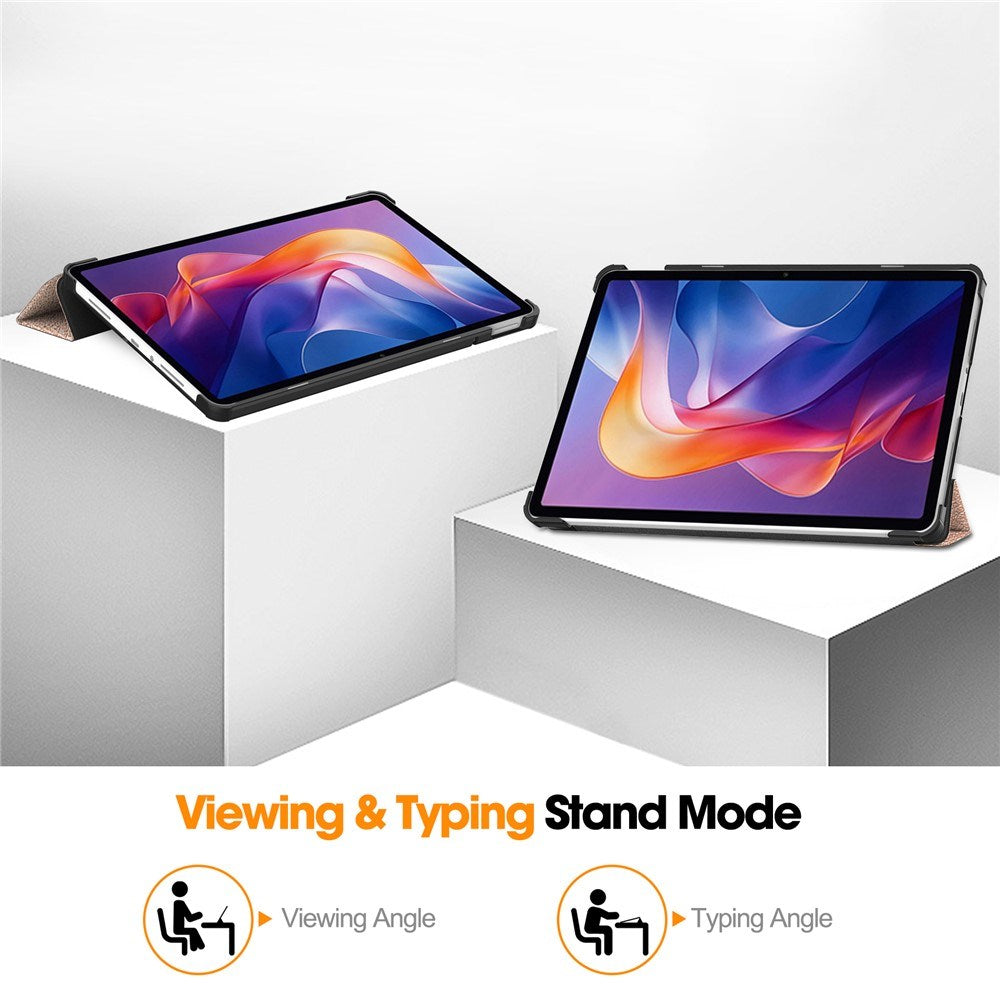 Xiaomi Redmi Pad 2 EIDERWOOD Kunstskinn Flipp Deksel - Rose Gold