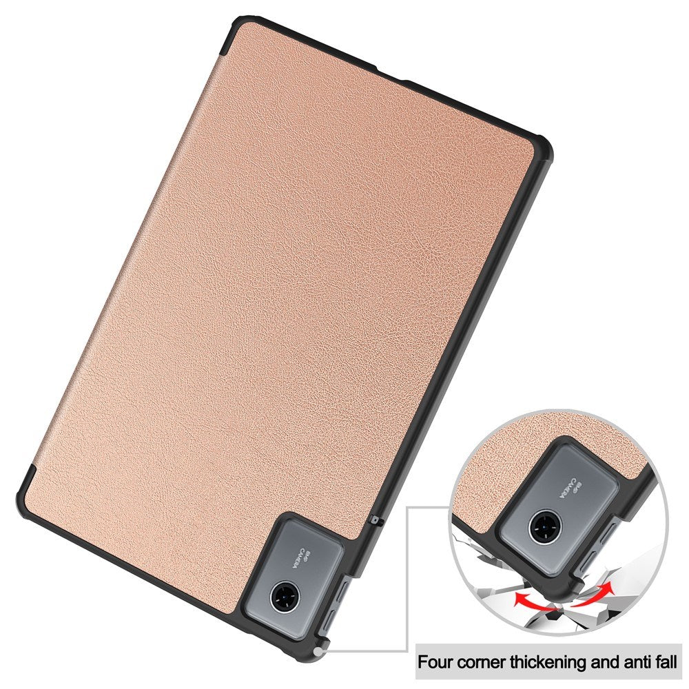 Lenovo Idea Tab 11 EIDERWOOD Kunstskinn Flipp Deksel - Rose Gold