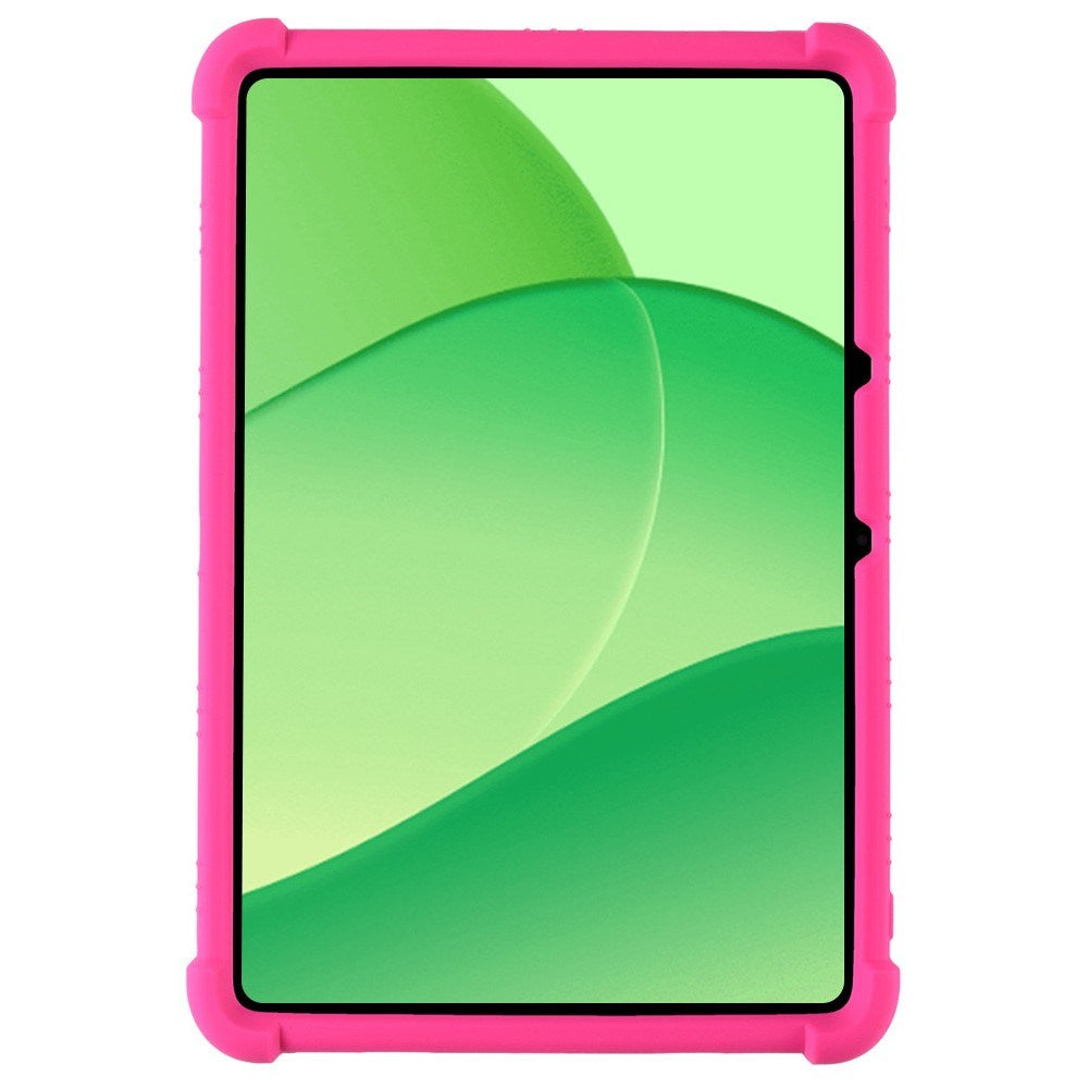 OnePlus Pad Lite EIDERWOOD Silikone Deksel m. Ståfunksjon - Rosa