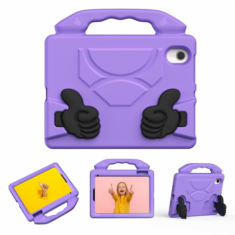 EIDERWOOD iPad Mini (2024 / 2021) Barn Deksel m. Thumb Kickstand - Lilla