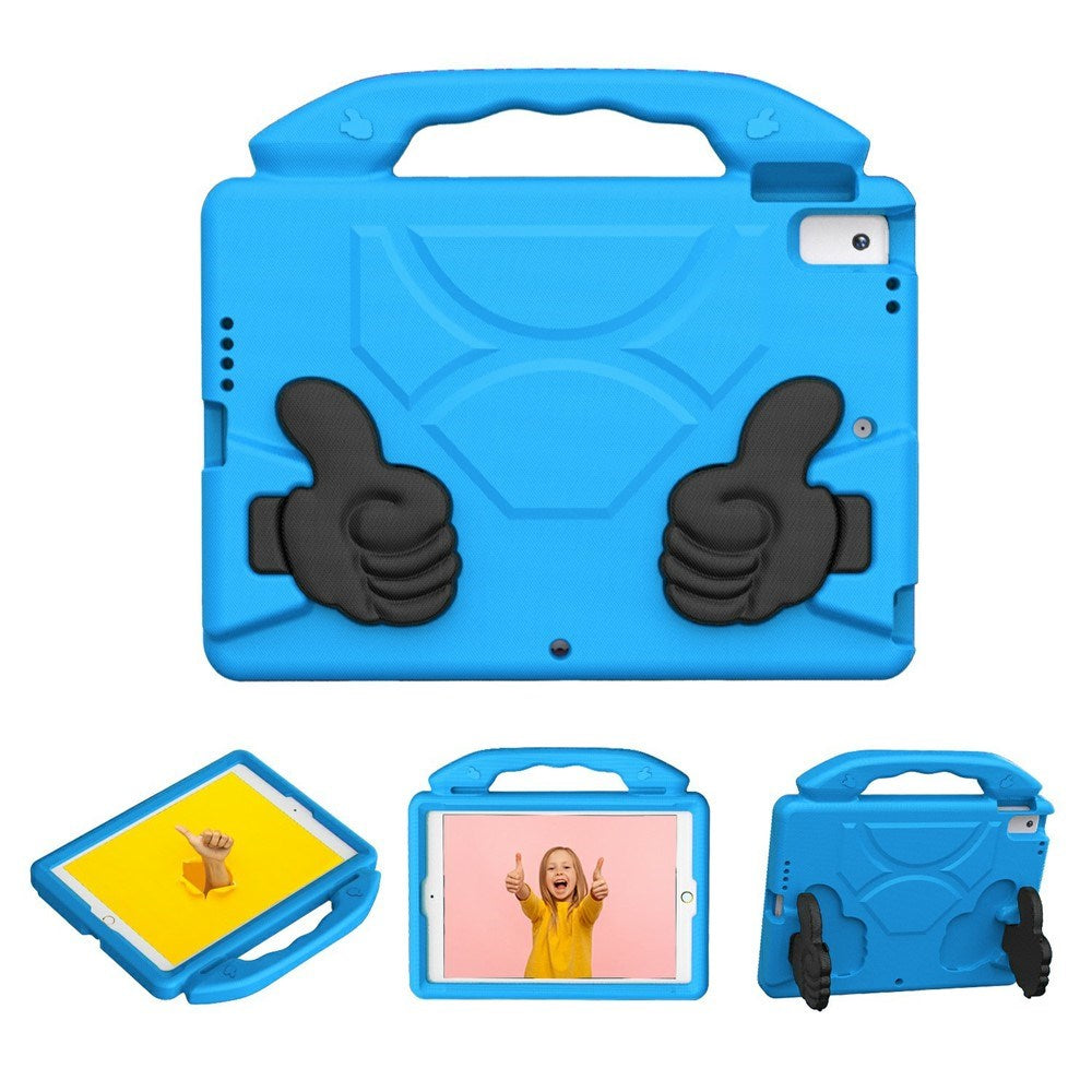 EIDERWOOD iPad 10.2" (2021 / 2020 / 2019) / Air (2019) Barn Deksel m. Thumb Kickstand - Blå