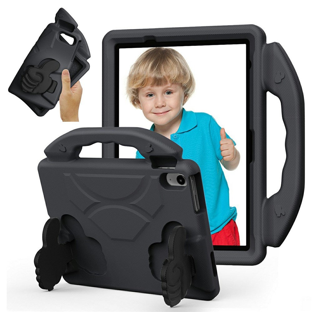 EIDERWOOD iPad Air 11" (2026 / 2025 / 2024) Barn Deksel m. Thumb Kickstand - Svart