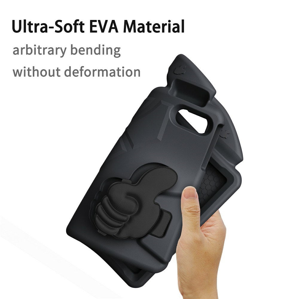 EIDERWOOD iPad Air 11" (2026 / 2025 / 2024) Barn Deksel m. Thumb Kickstand - Svart