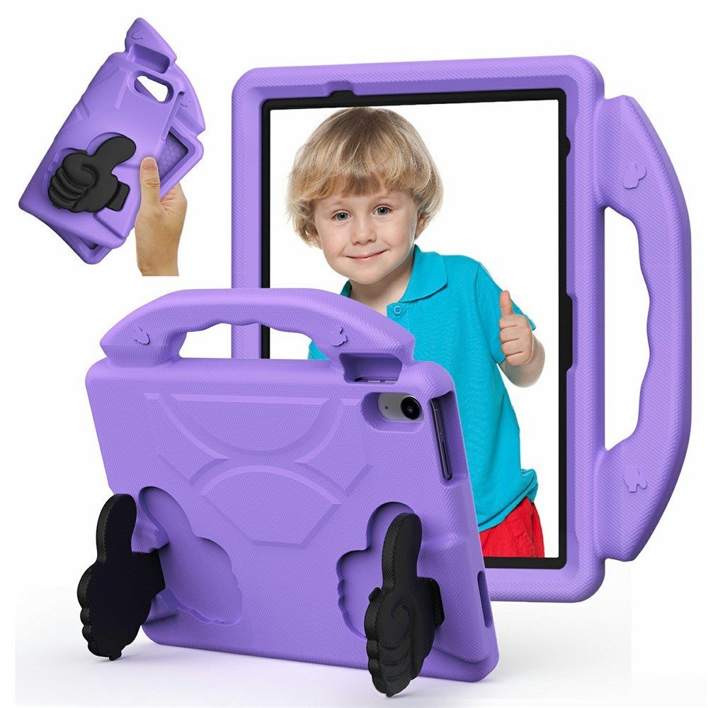 EIDERWOOD iPad Air 11" (2026 / 2025 / 2024) Barn Deksel m. Thumb Kickstand - Lilla